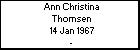 Ann Christina Thomsen