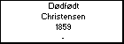 Dødfødt Christensen