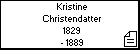 Kristine Christendatter
