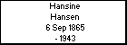 Hansine Hansen