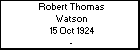 Robert Thomas Watson