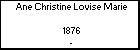 Ane Christine Lovise Marie 