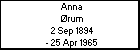 Anna rum