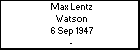 Max Lentz Watson