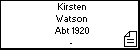 Kirsten Watson