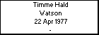 Timme Hald Watson