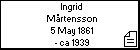 Ingrid Mrtensson