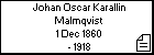 Johan Oscar Karallin Malmqvist